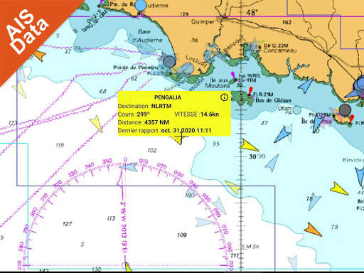 AIS Flytomap GPS Cartes nautiques et de pêche screenshot 10