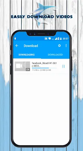 Shark Download : for Facebook , Instagram and more screenshot 1