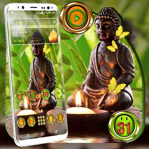 Lord Buddha Launcher Theme 2.7