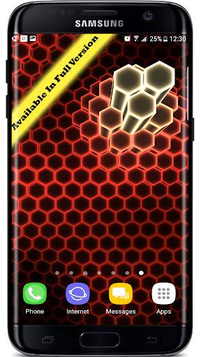 Neon Cells Particles 3D Live Wallpaper screenshot 6