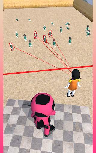 K Squid Sniper Challenge Game screenshot 2