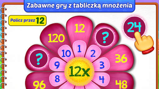 Gry mnożenia matematyka dzieci screenshot 4