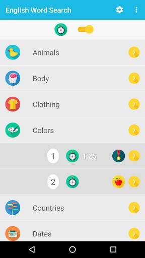 English Word Search Game screenshot 2