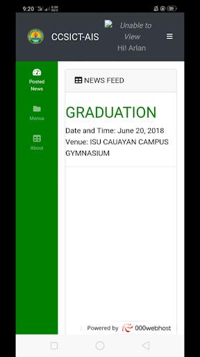 CCSICT ALUMNI INFORMATION SYSTEM 2 تصوير الشاشة