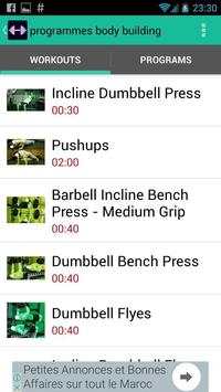 Programmes Body Building screenshot 3