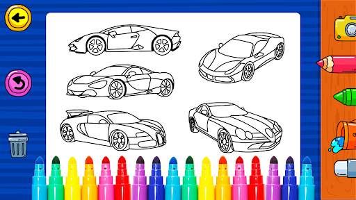 Learn Coloring & Drawing Car Games for Kids screenshot 7