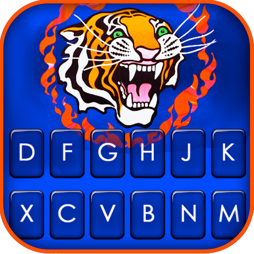 ثيم لوحة المفاتيح Fire Tiger أيقونة