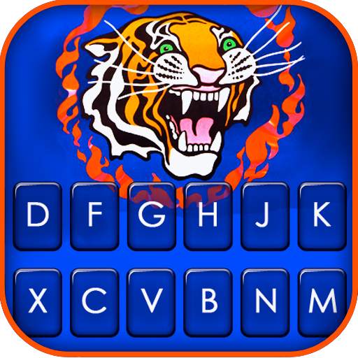 Fire Tiger Keyboard Theme 1.0