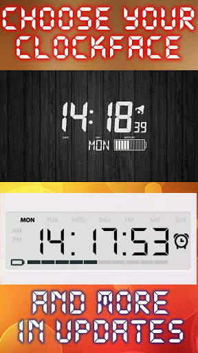 Battery Saving Digital Clocks Live Wallpaper screenshot 3