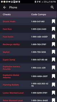 Cheats for GTA 5 - Xbox, PS4, PS3, PC (Unofficial) screenshot 8