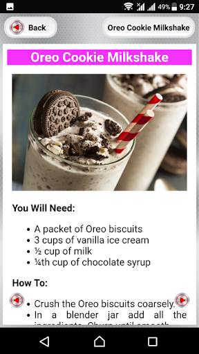 Juice and Milkshake Recipes screenshot 7