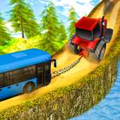 bus penarik traktor dirantai logo