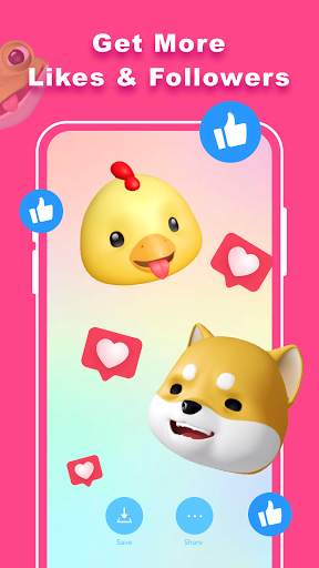 Supermoji - 3D Animated Emoji&Face Story Maker App screenshot 4