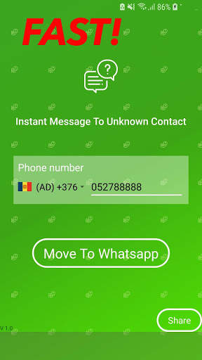 Number To Message Whats Chat Without Saving Number screenshot 3