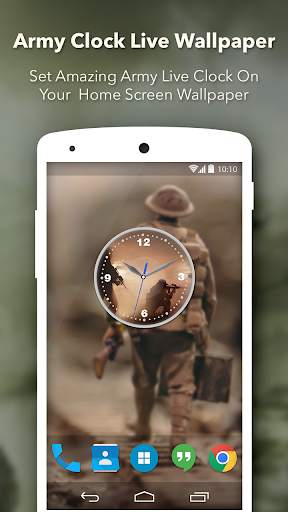 Army Clock Live Wallpaper screenshot 1