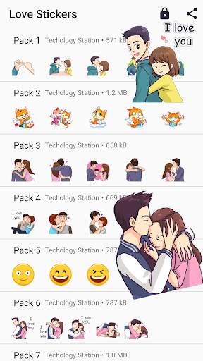Love Stickers for WhatsApp :WA screenshot 5