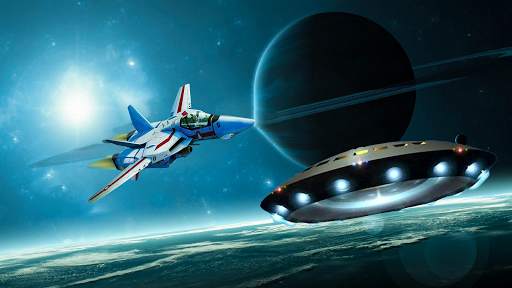 Flying Saucer Universe Defence 2: SuperHero Game screenshot 4