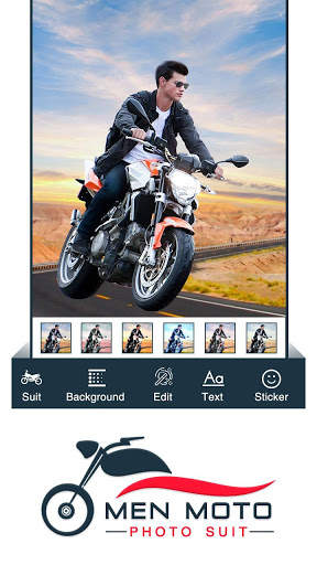 Men Moto Photo Suit : Bike Photo Editor screenshot 4
