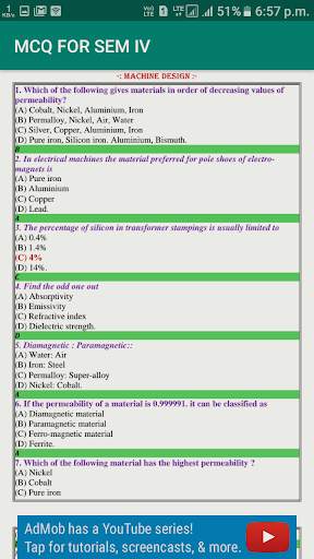 SEMESTER-4 MCQ screenshot 2
