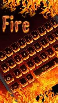 Hell Fire Flames Keyboard Theme screenshot 1