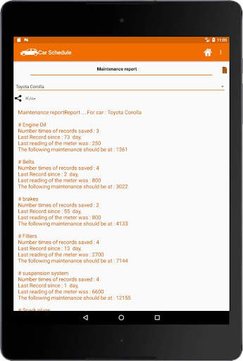 Car Schedule screenshot 8