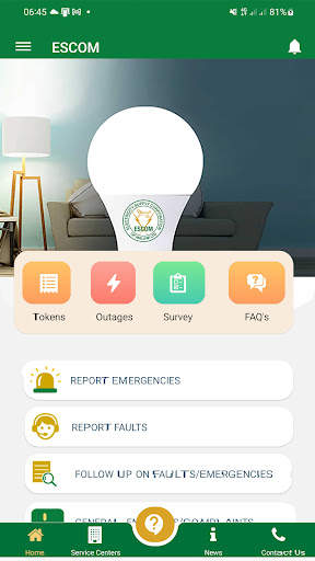 ESCOM Mobile screenshot 1