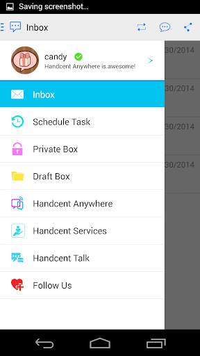 Handcent 6 Skin iOS7 screenshot 2