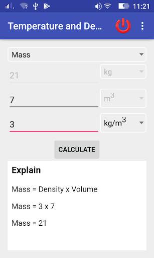 Temperature and Density Calculator screenshot 6