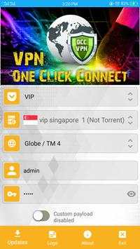 1CLICk VPN screenshot 2