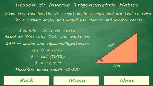 Trigonometric Practice 2 تصوير الشاشة