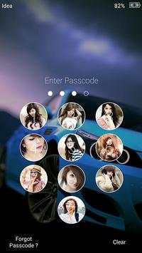 Racing Car Lock Screen screenshot 2