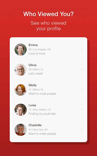 Dating for Seniors App - Meet Mature Singles скриншот 10