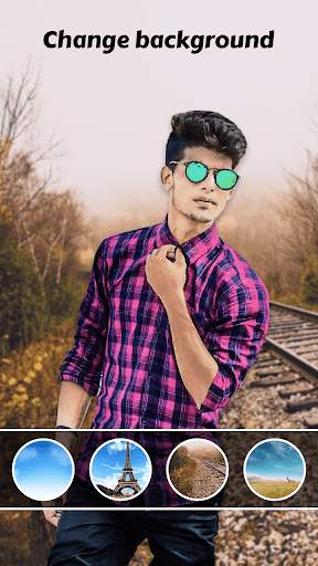 Boy Stylish Photo Maker : Glass, Hair & Stickers screenshot 2