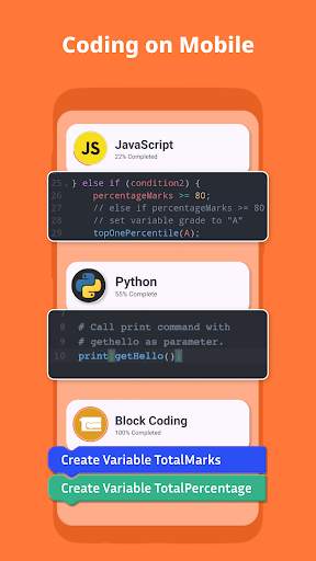 CuriousJr - Coding on Mobile screenshot 1