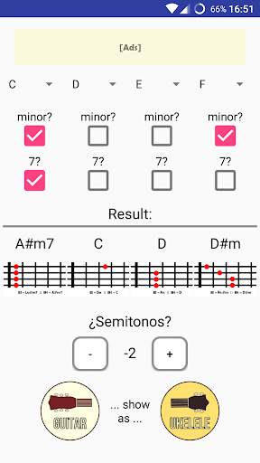 Chords Transposer Free screenshot 3