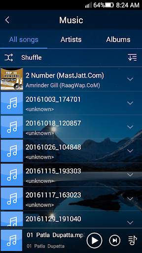 Music Player screenshot 2