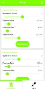 Alertes flash LED free  -  on Call & SMS screenshot 5