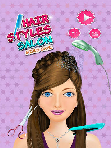 Hair Style Salon - Girls Games screenshot 1