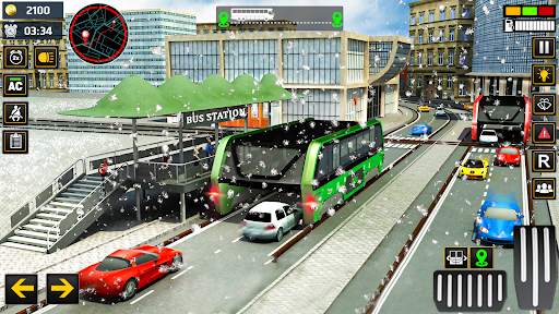 Elevated Bus Sim: Bus Games screenshot 1