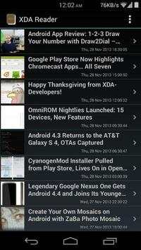 XDA Reader скриншот 4