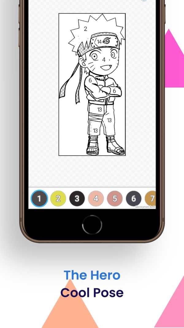 Ninja Konoha Number Color screenshot 4