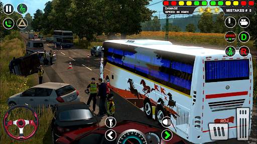 Euro City Coach Bus Driving 3D screenshot 3