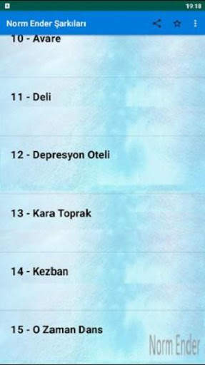 Norm Ender Şarkıları 2020 (internetsiz) screenshot 2