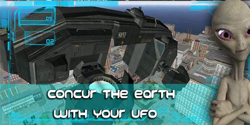 UFO Simulator 2021 : Crazy UFO New Game screenshot 2
