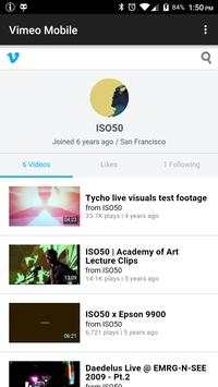 Vimeo Mobile screenshot 2