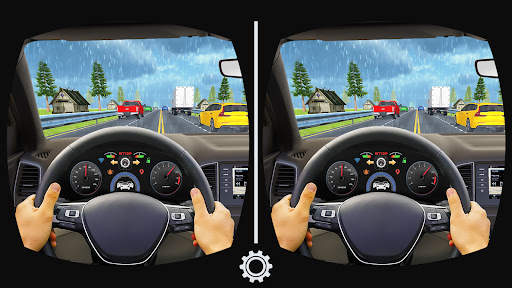 VR Traffic Racing In Car Drive screenshot 3