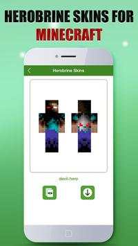 Herobrine Skins for Minecraft screenshot 2