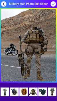 Military Man Photo Suit screenshot 3