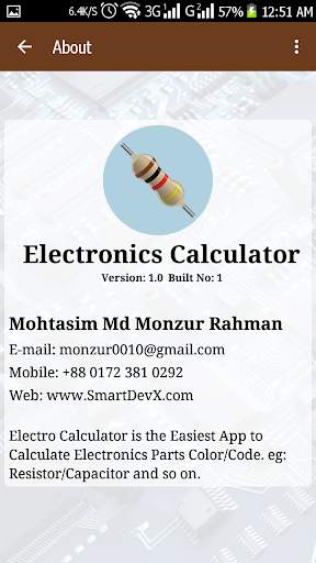 Electronics Calculator 8 تصوير الشاشة