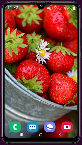 Strawberry Wallpaper Best HD screenshot 1